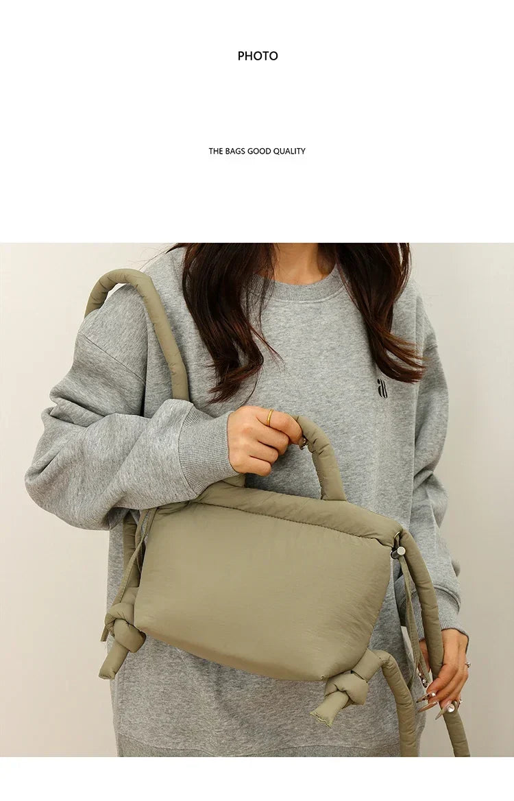 Colorful Nylon Small Square Shoulder and Crossbody Bags Super Cool Simple Versatile Handbags for Women 2024 Casual Hot Sale