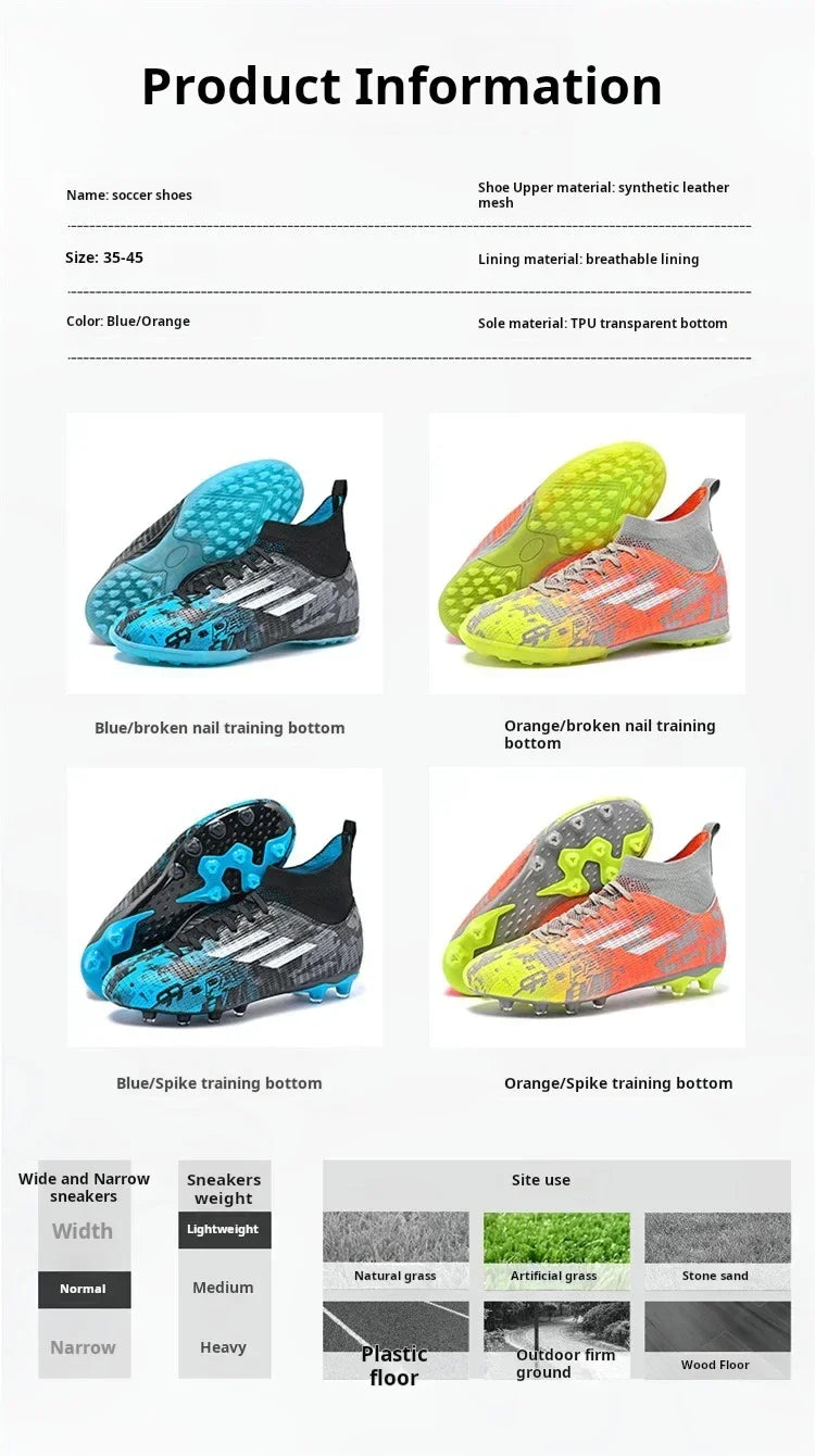 2024 Advanced Football Boots Ergonomic Design Football Shoes Durable Casual Wholesale Comfortable Fit Five Person Sports Shoes