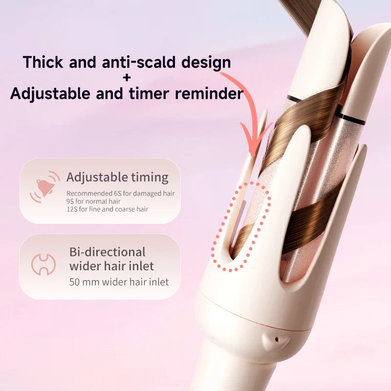 Automatic Hair Curler 32mm Auto Rotating Ceramic Hair Roller Professional Curling Iron Stick 40mm Curling Wand Hair Waver gift