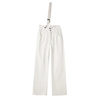 Women Jeans Fashion Female Vintage Hight Waist Casual Trousers