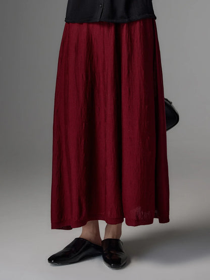 High Quality Women's 100% Worsted Wool Skirts Spring Autumn Female Knitwear Thin Lady Bottoms Cozy Clothing Summer Long Dresses