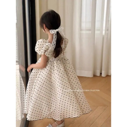 Girls Dress 2024 Spring Summer Girls Designable Sweet and Gentle Princess Dress Birthday Dress Flower Girl Clothes