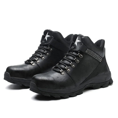 Safety Shoes Men Lightweight Sneaker Steel Toe Cap Shoes Anti-smash Puncture-Proof Work Safety Shoes Protective Boots Work Shoes