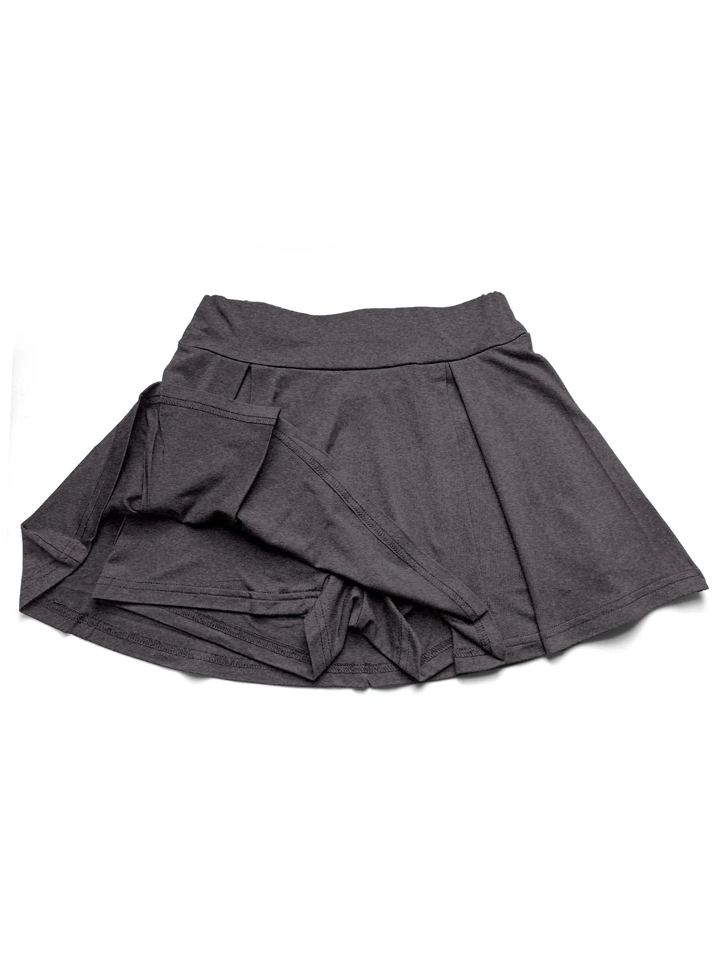 Professional Athletic Skort for Women High Waist Pleated Tear-Resistant Sweat-Wicking with Lining Anti-Wear for Outdoor Training