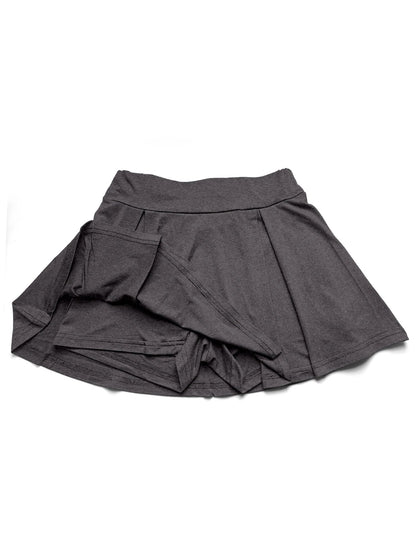 Professional Athletic Skort for Women High Waist Pleated Tear-Resistant Sweat-Wicking with Lining Anti-Wear for Outdoor Training