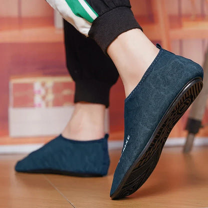 Men's Shoes Breathable Thin Bottom Light Driving Loafers Casual Socks Shoes Men Slippers Comfortable Walking Mens Shoes