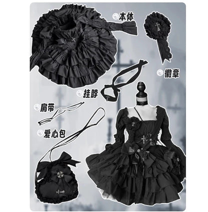 Girls Birthday Lolita Dress 2024 Spring and Summer Women's Tube Top Satin Bowknot Slim Pettiskirt Short Mini Party Dress