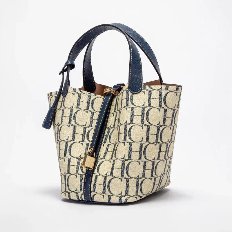 Large Capacity Commuter Travel Handbag Luxury Brand Fashion Texture Letter Printed Women's Shoulder Bag