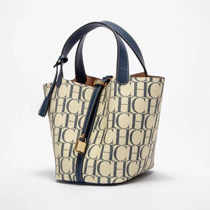 Large Capacity Commuter Travel Handbag Luxury Brand Fashion Texture Letter Printed Women's Shoulder Bag