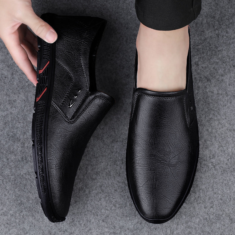 Leather Men Casual Shoes Breathable Soft Sole Office Loafers Shoes Men Designer Shoes