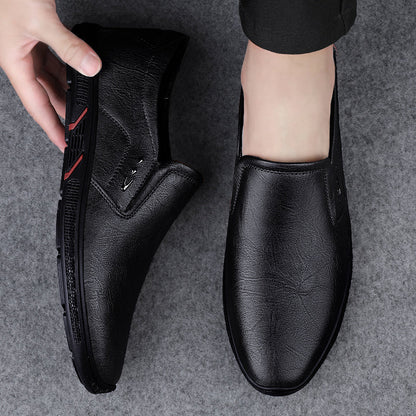 Leather Men Casual Shoes Breathable Soft Sole Office Loafers Shoes Men Designer Shoes
