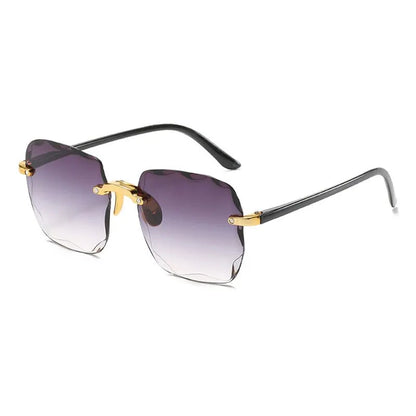 Square Frameless Classic Gradient Women Sunglasses