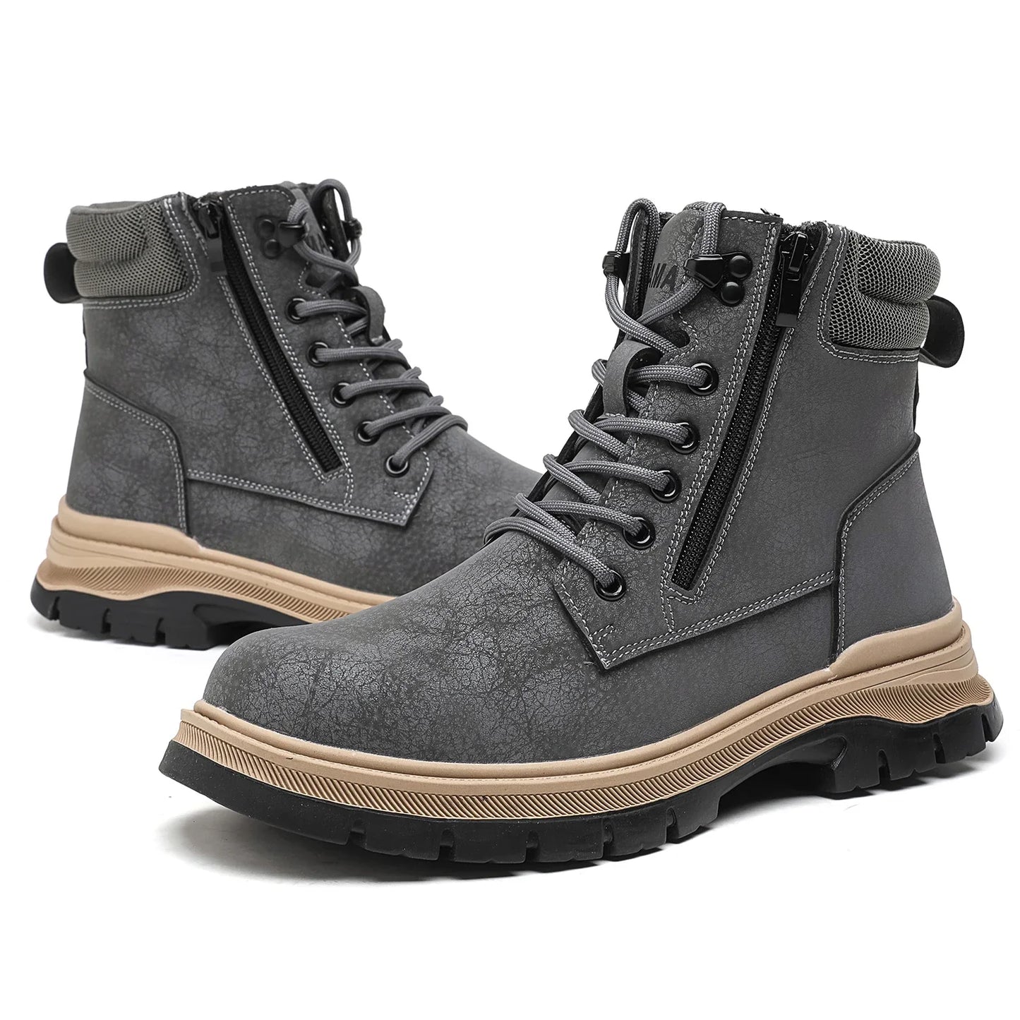 New Non Slip Work Shoes Men Work Boots Indestructible Safety Shoes Steel Toe Shoes Puncture-Proof Sneakers Male Footwear Shoes