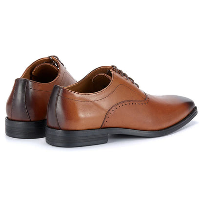 Men's Top Layer Cow Leather Formal Shoes Business Dress Office Comfortable Breathable Leather Lining Wedding Shoes