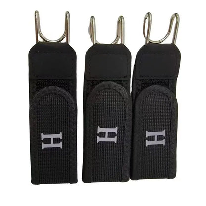 Buckleless Elastic Belt Hook Adjustable Metal Hook Men Women Unisex Buckle-Free Invisible Waist Belt Closure Outdoor Work EDC