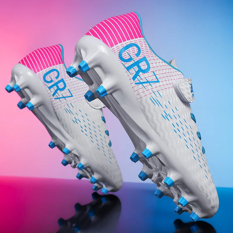 New Men Kids Football Boots Grass Boys Professional Non-Slip Ultralight Cleats Match Soccer Shoes Training Shoes Drop Shipping