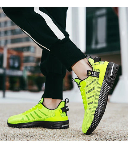 Men Running Shoes Breathable Outdoor Sports Shoes Lightweight Sneakers for Men Comfortable Athletic Training Footwear