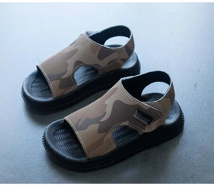 Boys' Sandals 2025Summer New Soft Soled Kid Shoe 1-16y Light Sandals for Girls Casual Beach Shoes Anti Slip Boys Shoe Sandalias