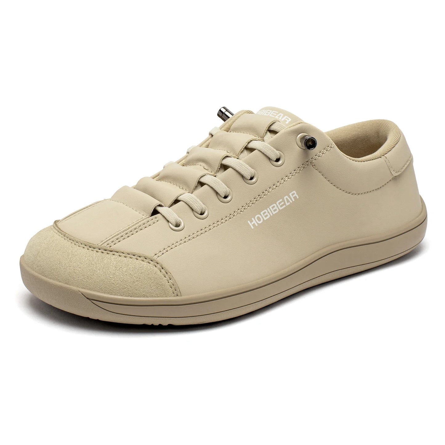 Unisex Barefoot Wide Toe Shoes Women Men Artificial Leather Minimalist Sneakers Adjustable Slip On Walking Shoes