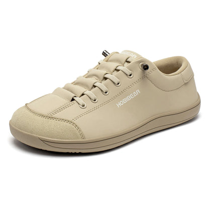 Unisex Barefoot Wide Toe Shoes Women Men Artificial Leather Minimalist Sneakers Adjustable Slip On Walking Shoes