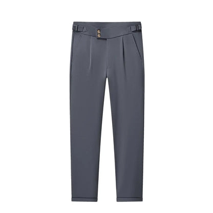 New Men's Stretch Dress Pants Male Business Casual Pants Trendy Mens Wedding Suit Pants Office Commuter Trousers