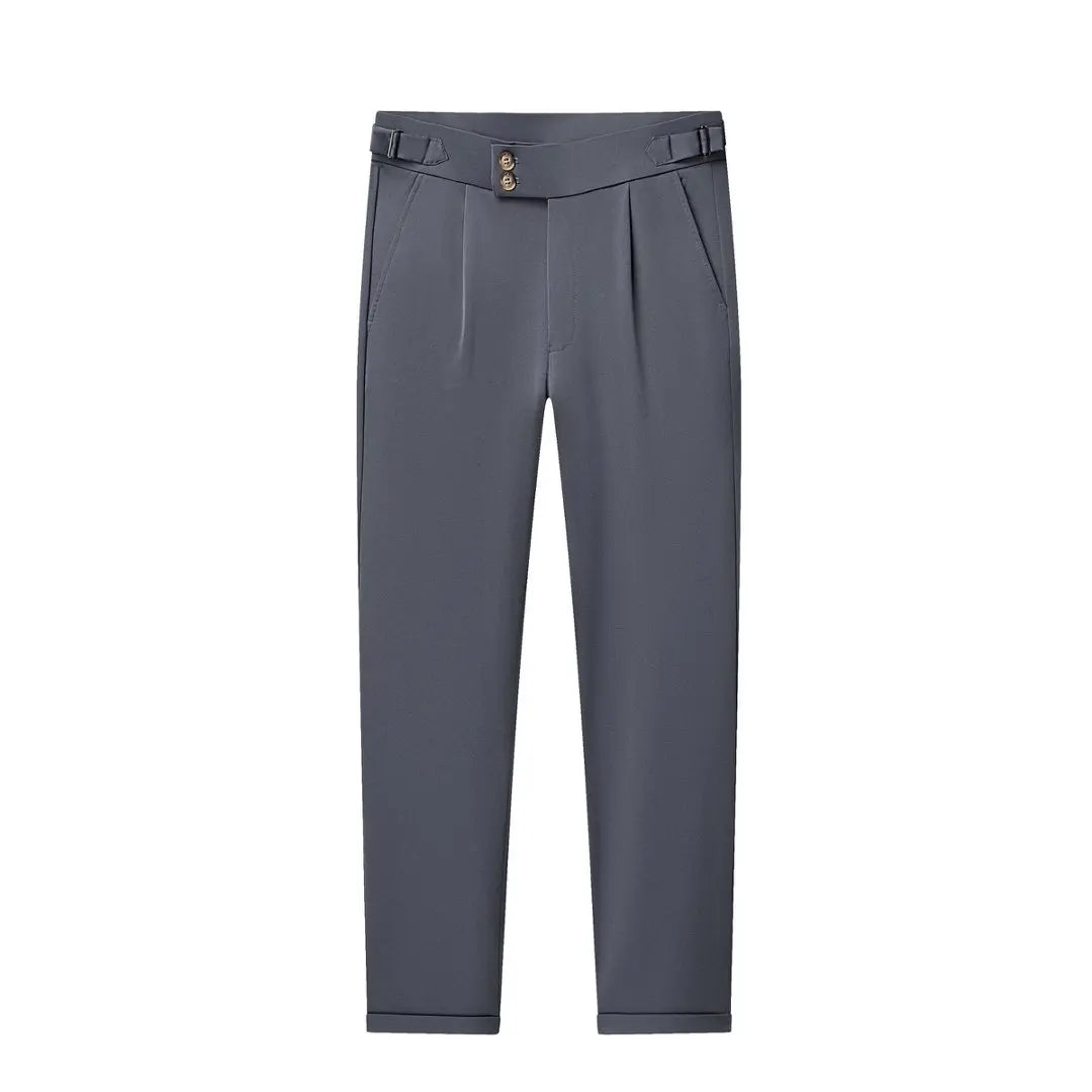 Quality New Fashion Mens Casual Pants Quick Dry Formal Dress Pants Stretch Men Regular Fit Suit Pants Work Trousers