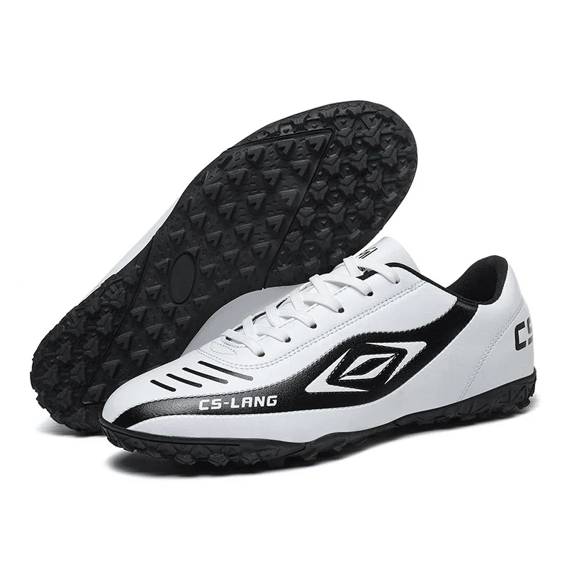 New Men Football Boots Breathable Professional Soccer Shoes Turf Outdoor Non-slip Long Spikes Adult Ultralight Training Futsal