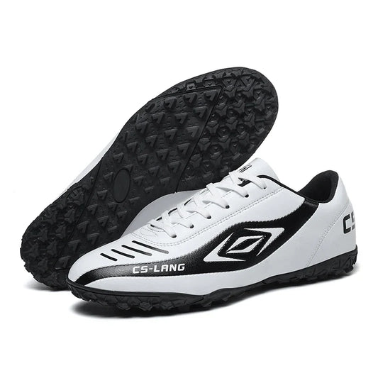 New Men Football Boots Breathable Professional Soccer Shoes Turf Outdoor Non-slip Long Spikes Adult Ultralight Training Futsal