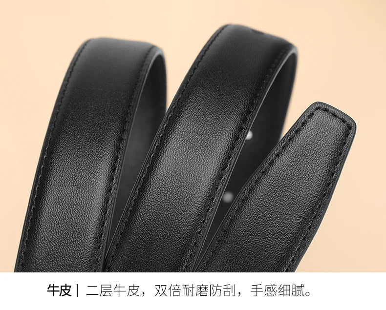 Fashionable women's belt; cowhide leather belt for women; versatile decoration with a high-end feel; trendy Korean-style