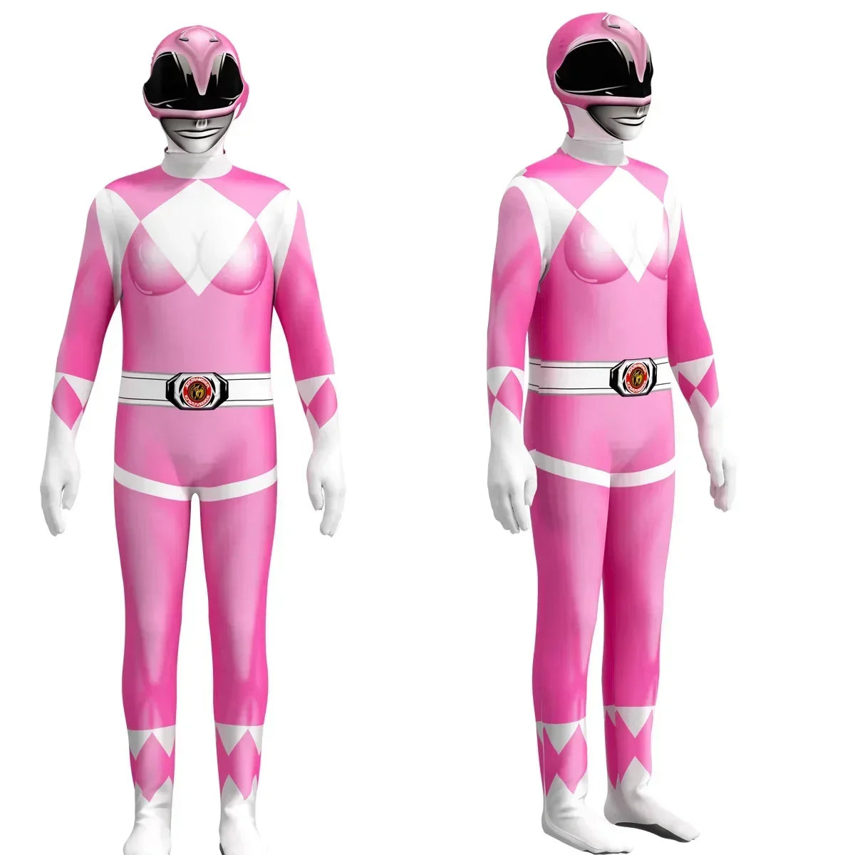 Fantasia Power Samurai Rangers Cosplay Costume Kids Adult Morpher Mighty Morphin Superhero Mask Halloween Jumpsuit Zentai Suit