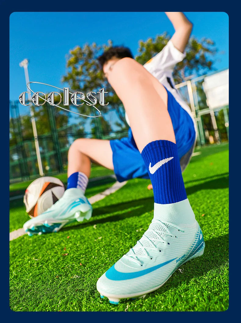 Quality Soccer Cleats for Men Soccer Shoes Society Boys Football Boots Male Football Shoes Sneakers Unisex Soccer Boots