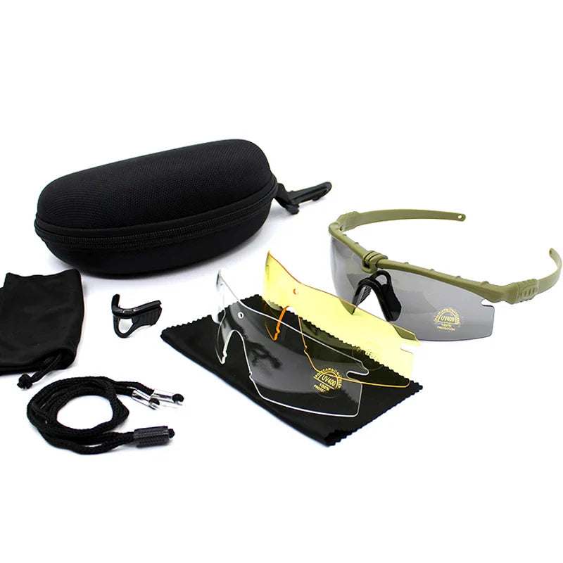 Military Tactical Glasses UV400 Protective Glasses