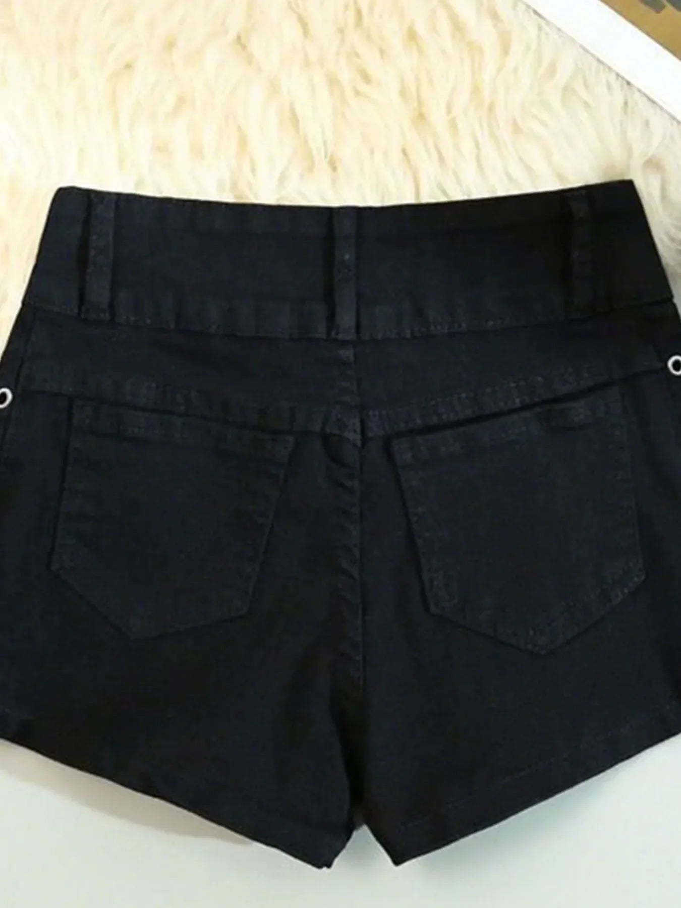 Shorts Women Skinny Creativity Lace-up Popular Streetwear Daily Personality Students Holiday Fashion Sexy American Retro Leisure