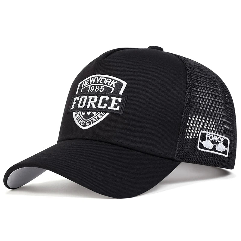 Fashion Letter Baseball Cap Women Men Breathable Hip Hop Hats Summer Casual Mesh Caps Unisex cotton Snapback Caps gorras