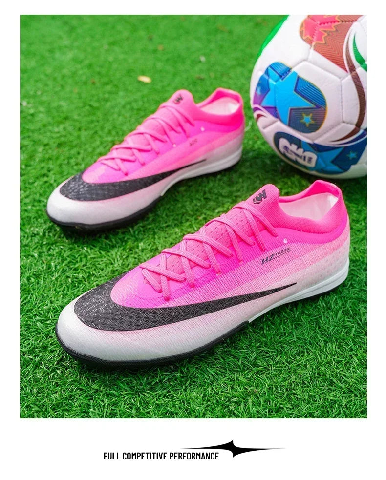 New Men Football Boots Futsal Cleats Unisex Soccer Shoes Hot Sale High-quality Professional Women Ultralight TF/FG Sneakers
