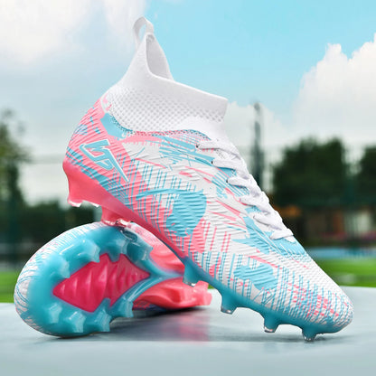 Men Soccer Shoes TF/FG Sneaker Boy Comfortable Society Original Resistant Top Quality Football Shoes Long Spikes Football Boots