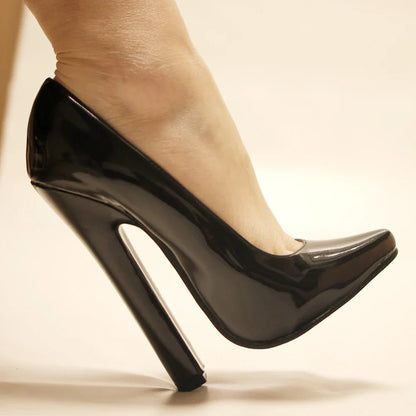 New Style Bold 6 Inch High Heel Fetish Pump Drag Queen Unsiex Shoes Size 5 To 15