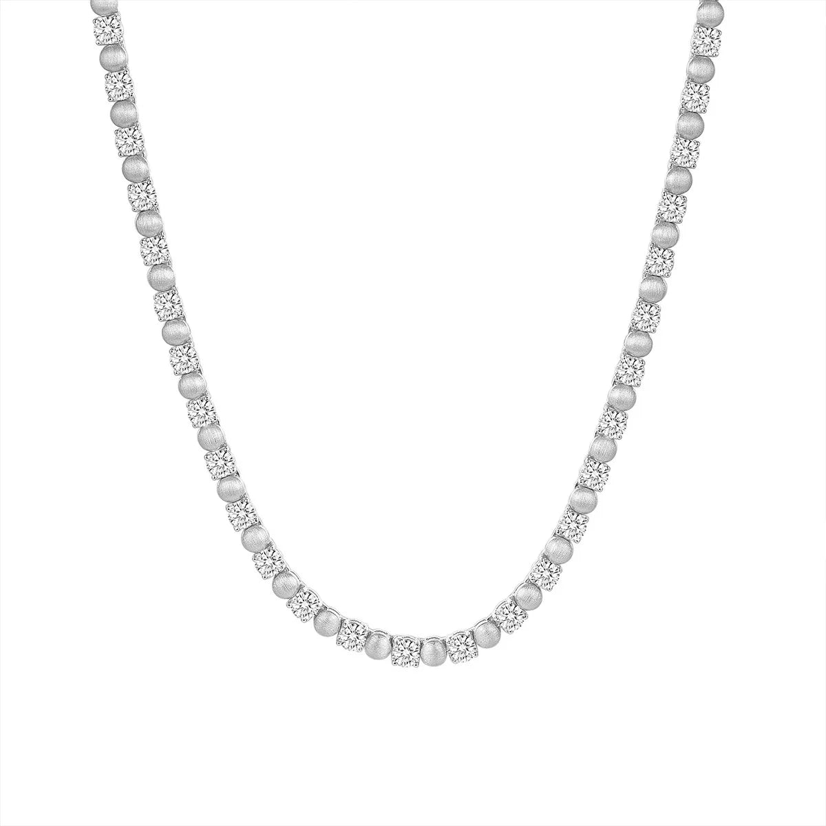 each 5mm Round Moissanite Necklace Bracelet Set for Women S925 Silver Plated 18K Gold Wedding Party Fine Jewelry Gift