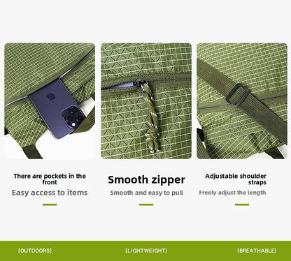 Nylon Cloth Daily Commute Messenger Bag Lightweight Hand Bag Sports Shoulder Bag Casual Anti-splashing Messenger Bag