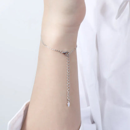 Full 0.06CT 2.5mm D Color Moissanite Jesus Cross Link Bracelet for Women S925 Silver Pass Diamond Test 0.36cttw Bracelets