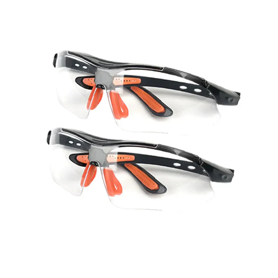 1/6PCS Safety Goggles Eye Glasses for Cycling Working Women Men Clear Eye Sand Prevention Anti-Splash Wind Dust Proof Eyewears