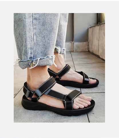 Fashion Outdoor Lightweight EVA Sole Breathable Sandy Beach New Men Sandals Garden Shoes Summer High Quality Clogs Big Size 46