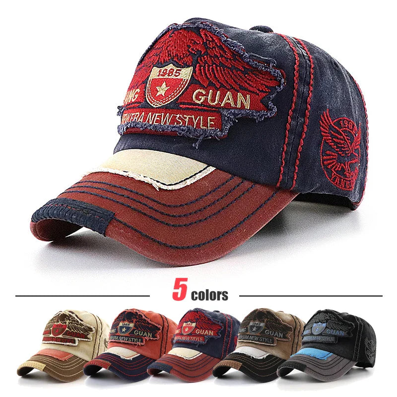 Various Sizes Suitable For Different Family Members Parent-Child Letter Pattern Patch Embroidery Cotton Adjustable Baseball Cap
