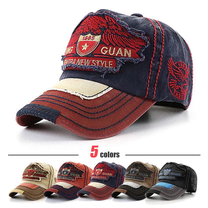 Various Sizes Suitable For Different Family Members Parent-Child Letter Pattern Patch Embroidery Cotton Adjustable Baseball Cap