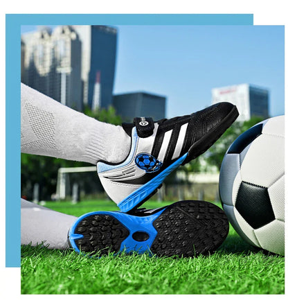 New Kids Turf Football Boots Training Shoes Soccer Shoes Drop Shipping Professional Match Grass Ultralight Cleats Boys Non-Slip