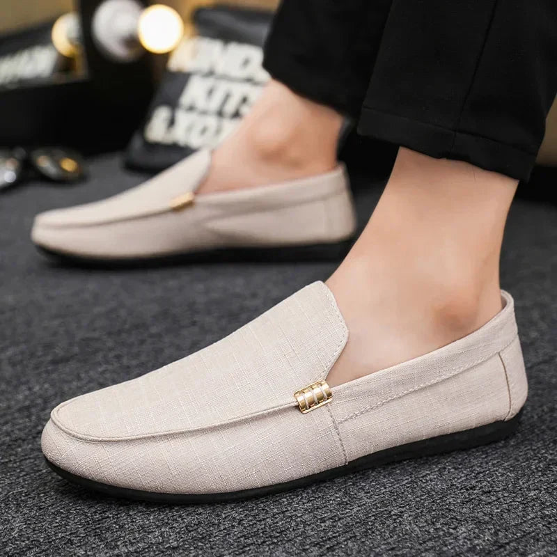 Fashion Men Casual Shoes Luxury Brand Men Loafers Breathable Comfort Slip-on Mens Driving Shoes lightweight Lazy Shoes Moccasins