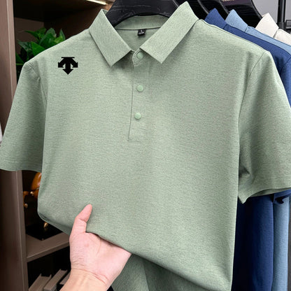 Designer's summer new men short sleeve business casual comfortable sports polo shirt exquisite brand best-selling embroidery top