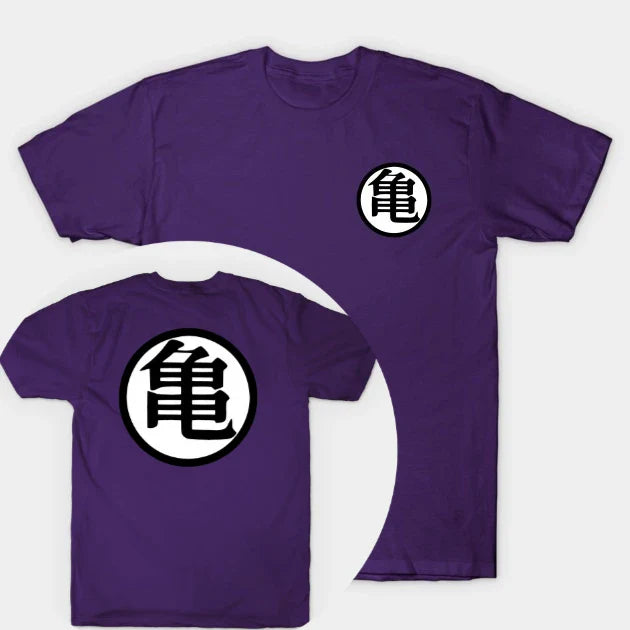 T-shirt Master Roshi Printing Men's 2025 Summer Fashion Casual Oversized Y2K Streetwear