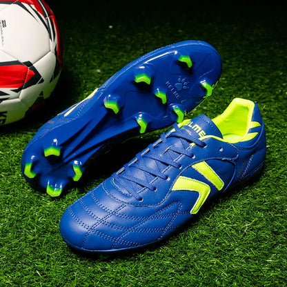 Soccer Shoes TF Football Boots Calf-Skin Cleats  Professional Futsal Original Football Training  Sneakers  ZX80011017