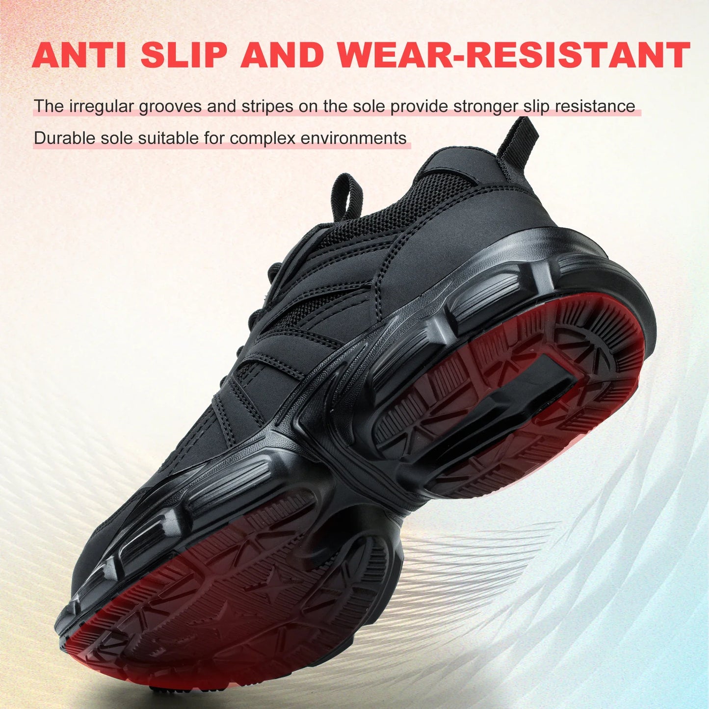 Protective Shoes For Women Women Work Sneakers Fashion Safety Shoes Anti-smash Anti-puncture Indestructible Shoes Work Boot
